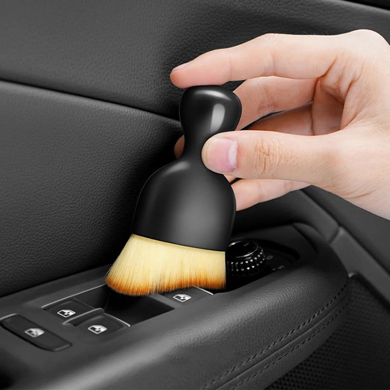SEAMETAL Car Air Conditioner Cleaning Brush Car Air Outlet Crevice Dust Removal Brushes for Car Interior Cleaning Accessories - Slobuy