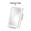 SEAMETAL Car Interior Mirrors Sun Visor Plate LED Makeup Mirror for Girls Women Rechargeable Fill Light Universal Vanity Mirror - Slobuy