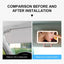 SEAMETAL Car Interior Mirrors Sun Visor Plate LED Makeup Mirror for Girls Women Rechargeable Fill Light Universal Vanity Mirror - Slobuy