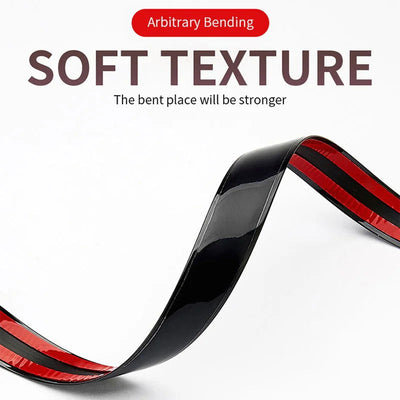 SEAMETAL Car Window Edge Protector Decorative Chrome Strip Non-Fading Waterproof Universal Soft Self-Adhesive Protective Strip - Slobuy