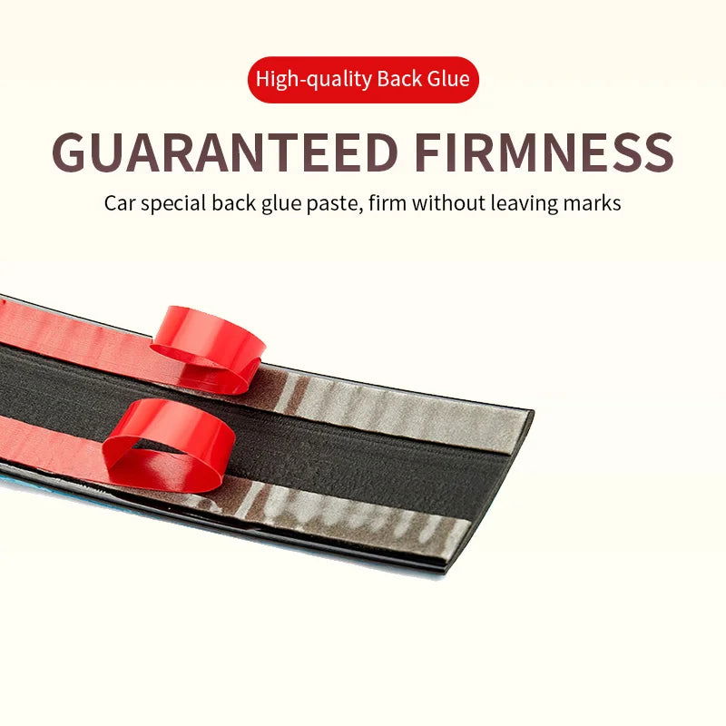 SEAMETAL Car Window Edge Protector Decorative Chrome Strip Non-Fading Waterproof Universal Soft Self-Adhesive Protective Strip - Slobuy