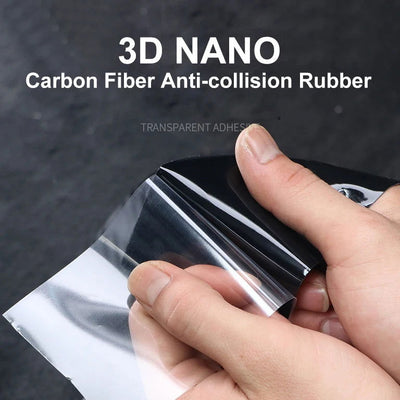 SEAMETAL Carbon Fiber Sticker Car Door Sill Protector Film Auto Door Sill Edge Side Mirror Anti Scratch Tape Waterproof Stickers - Slobuy