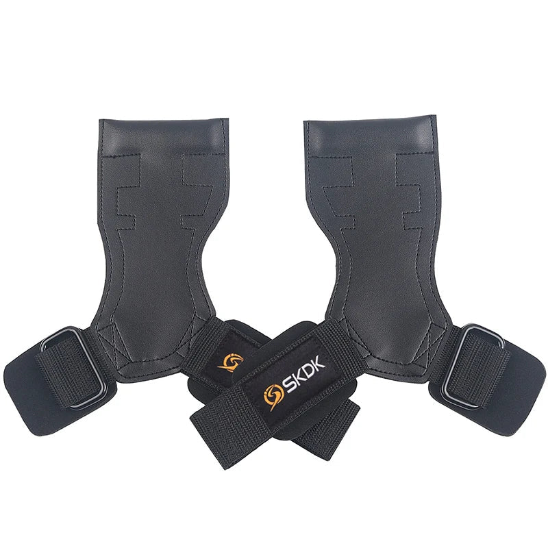 SKDK Weight Lifting Grip Pads Crossfit Bodybuilding Palm Protector Squat Gym Gloves Gym Equipment Fitness Sports  Training PVC - Slobuy