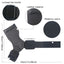SKDK Weight Lifting Grip Pads Crossfit Bodybuilding Palm Protector Squat Gym Gloves Gym Equipment Fitness Sports  Training PVC - Slobuy