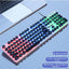 SKYLION H300 Wired 104 Keys Membrane Keyboard Many Kinds of Colorful Lighting Gaming and Office For Windows and IOS System - Slobuy