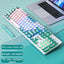 SKYLION H300 Wired 104 Keys Membrane Keyboard Many Kinds of Colorful Lighting Gaming and Office For Windows and IOS System - Slobuy