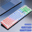 SKYLION H300 Wired 104 Keys Membrane Keyboard Many Kinds of Colorful Lighting Gaming and Office For Windows and IOS System - Slobuy