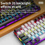 SKYLION K87 Wired Mechanical Keyboard 20 Kinds of Colorful Lighting Gaming and Office For Microsoft Windows and Apple IOS System - Slobuy