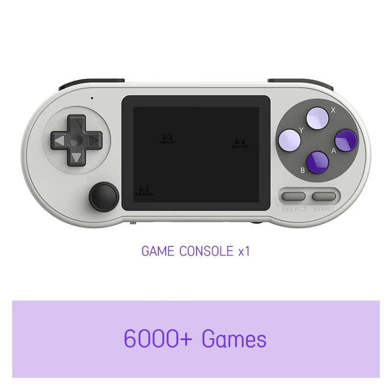 SNPRO 3 Inch IPS Handheld Game Console Mini Portable Retro Gaming Consoles 10000 Games AV Output For GBA Sega Dendy SNES - Slobuy