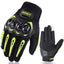 SUOMY Breathable Full Finger Racing Motorcycle Gloves Quality Stylishly Decorated Antiskid Wearable Gloves Large Size XXL Black - Slobuy