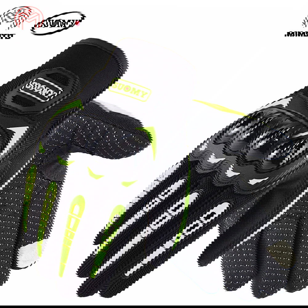 SUOMY Summer Motorcycle Gloves Breathable Touch Function Motocross Gloves Full Finger Moto Guantes Racing Gloves S-XXL - Slobuy