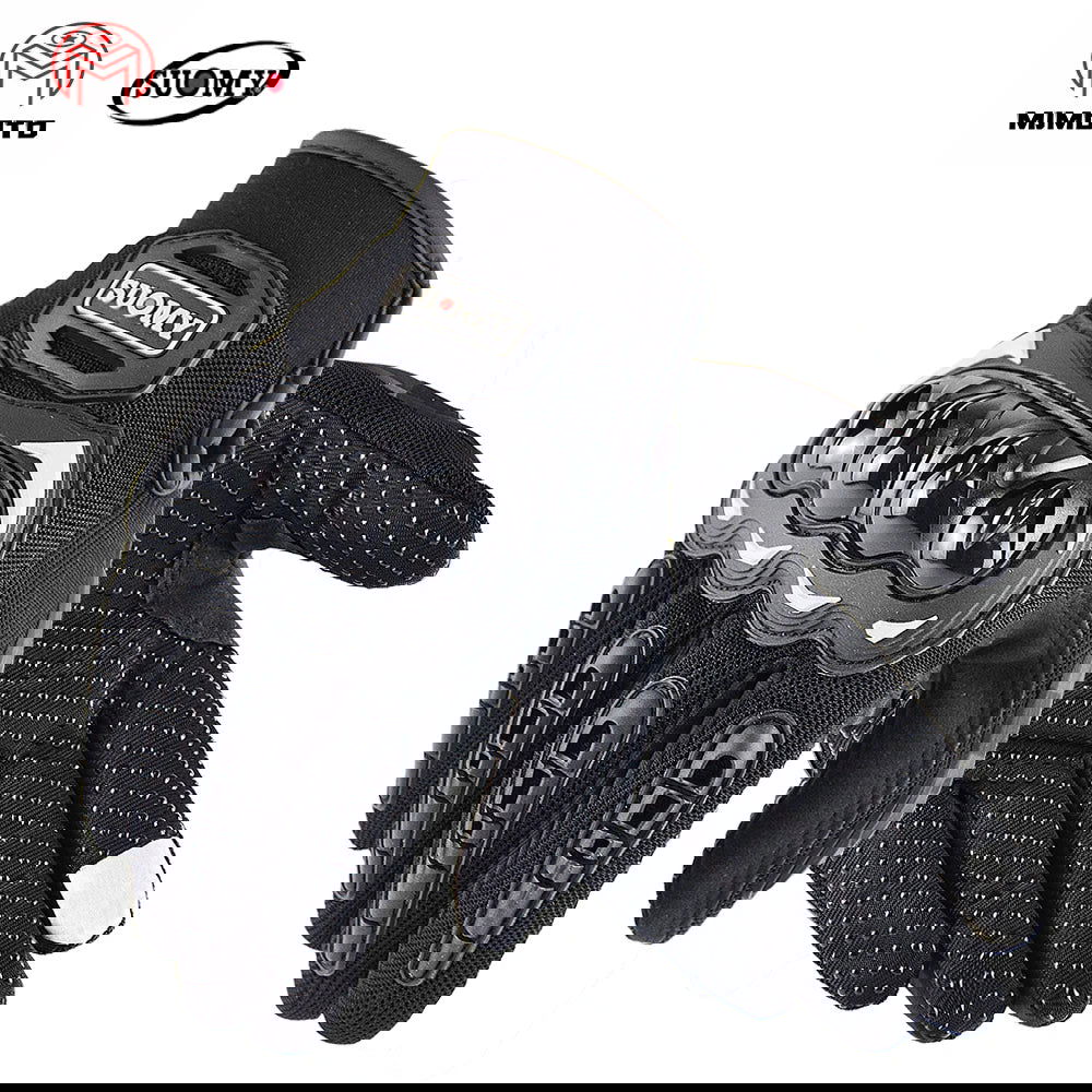 SUOMY Summer Motorcycle Gloves Breathable Touch Function Motocross Gloves Full Finger Moto Guantes Racing Gloves S-XXL - Slobuy