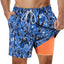 SURFCUZ Mens Swimming Trunks with Compression Liner Stretch Mens Swimwear 2 in 1 Quick Dry Running Gym Swim Shorts for Men - Slobuy