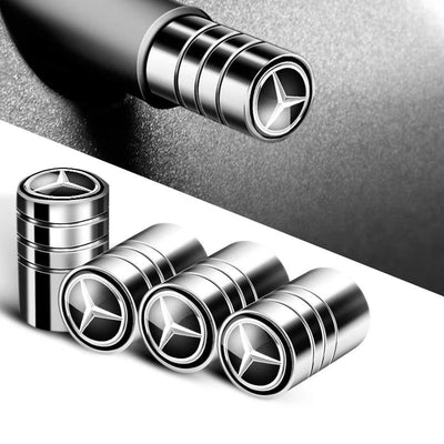 Car Tire Valve caps Emblem metal Cap Case For Mercedes Benz B/C/E/S Class A Class C200L GLC GLE CLA  accessories Car Styling - Slobuy