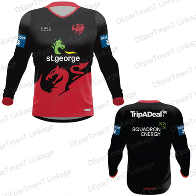 2024 Australian New Arriavl Summer CLASSIC DRAGONS MEN'S L/S TRAINING Rugby Jersey  Football Jersey Training Jersey Kit Kid - Slobuy