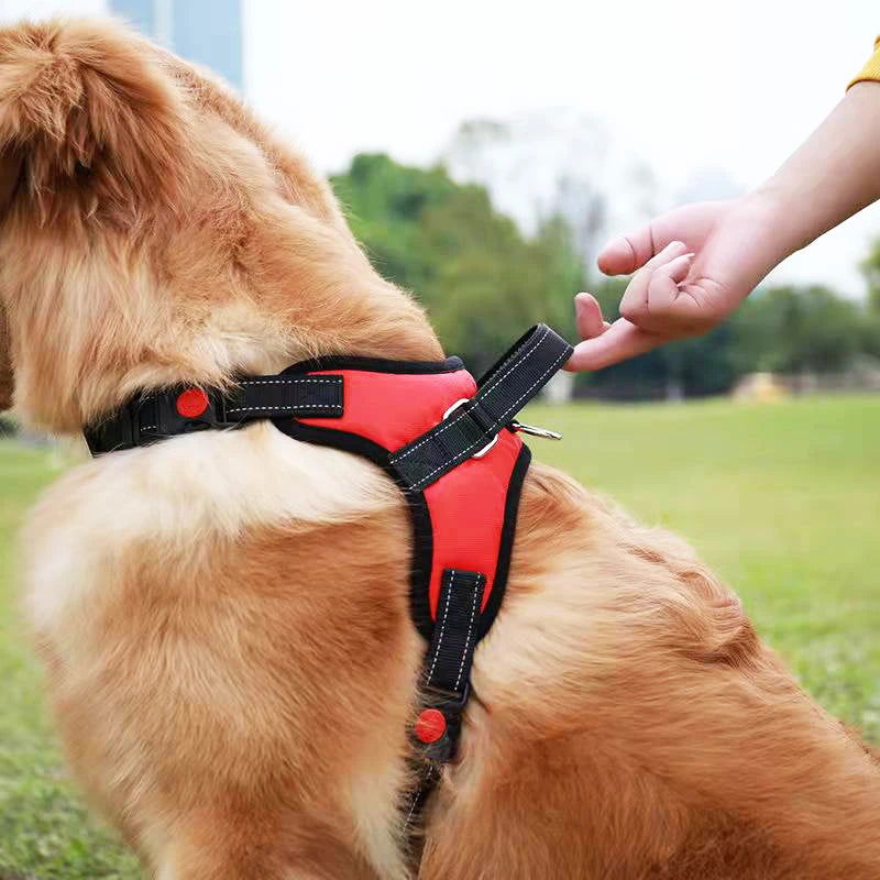 Saddle Dog Harness Reflective Adjustable Pet Harness No Pull Walking Training Small Medium Large Big Dogs Chest Strap Product - Slobuy