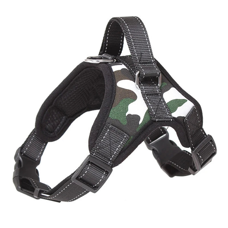 Saddle Dog Harness Reflective Adjustable Pet Harness No Pull Walking Training Small Medium Large Big Dogs Chest Strap Product - Slobuy