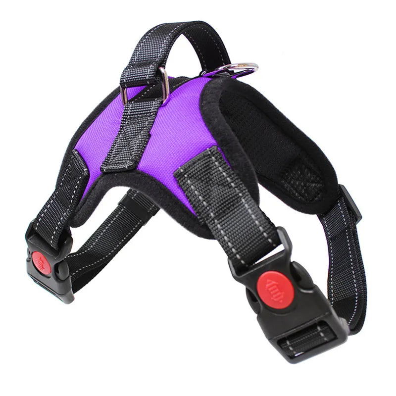 Saddle Dog Harness Reflective Adjustable Pet Harness No Pull Walking Training Small Medium Large Big Dogs Chest Strap Product - Slobuy