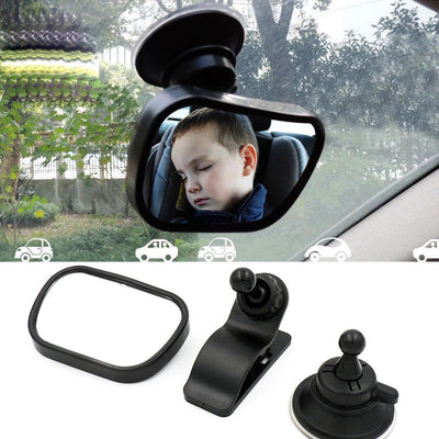 Safety Car Back Seat Baby View Mirror Suction Clip-On Adjustable Baby Rear Convex Mirror Car Baby Kids Monitor Car Accessories - Slobuy