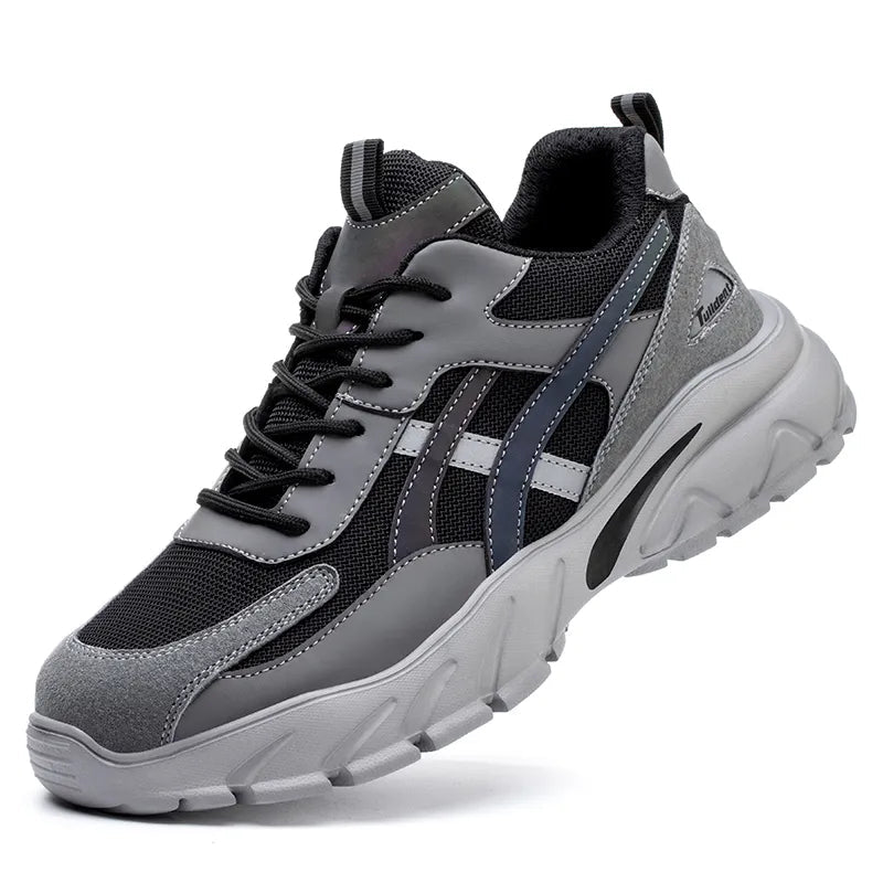 Safety Shoes Men New Steel Toe Men's Work Shoes Puncture Proof Work Sneaker Male Protective Footwear Work Man Boots Safety Boots - Slobuy