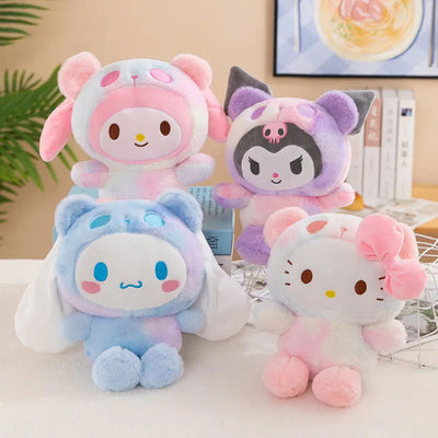 Sanrio 25Cm Anime Sanriod Toys Kawaii Kuromi Mymelody Cinnamorol Plush Soft Stuffed Animals Doll Plushie Pillow Xmas Gift Decor - Slobuy