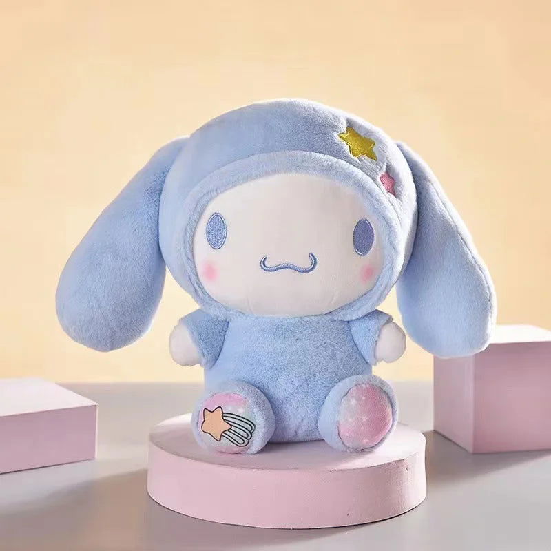 Sanrio 25Cm Anime Sanriod Toys Kawaii Kuromi Mymelody Cinnamorol Plush Soft Stuffed Animals Doll Plushie Pillow Xmas Gift Decor - Slobuy