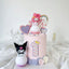 Sanrio Figure Anime Figure Kawaii Kuromi Melody Cinnamoroll Cake Decorative Accessories Home Decoration Cute Children's Gift - Slobuy