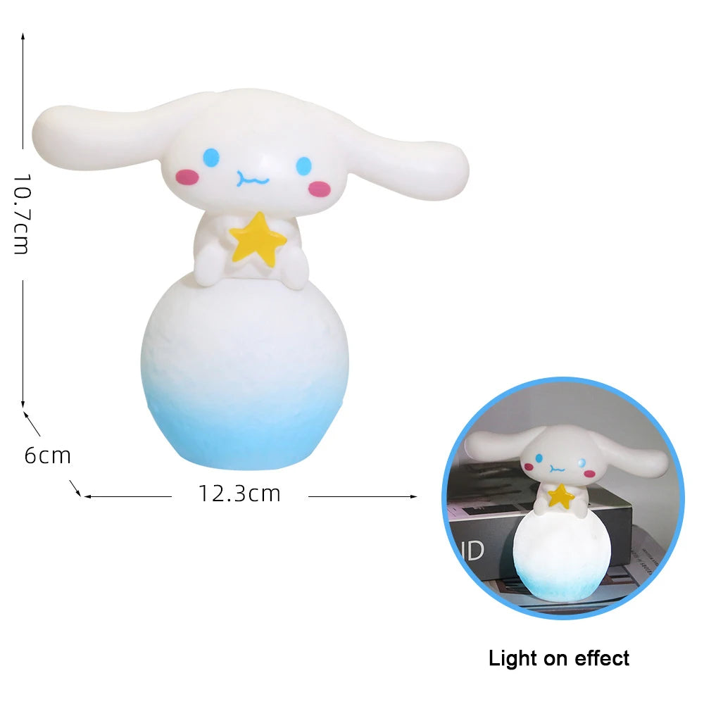 Sanrio Figure Anime Figure Kawaii Kuromi Melody Cinnamoroll Cake Decorative Accessories Home Decoration Cute Children's Gift - Slobuy