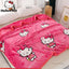 Sanrio Hello Kitty Plush Blanket Bed Sheet Children Adult Soft Blankets Cartoon Aircondition Nap Blanket Spring Fluffy Quilt - Slobuy