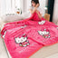 Sanrio Hello Kitty Plush Blanket Bed Sheet Children Adult Soft Blankets Cartoon Aircondition Nap Blanket Spring Fluffy Quilt - Slobuy
