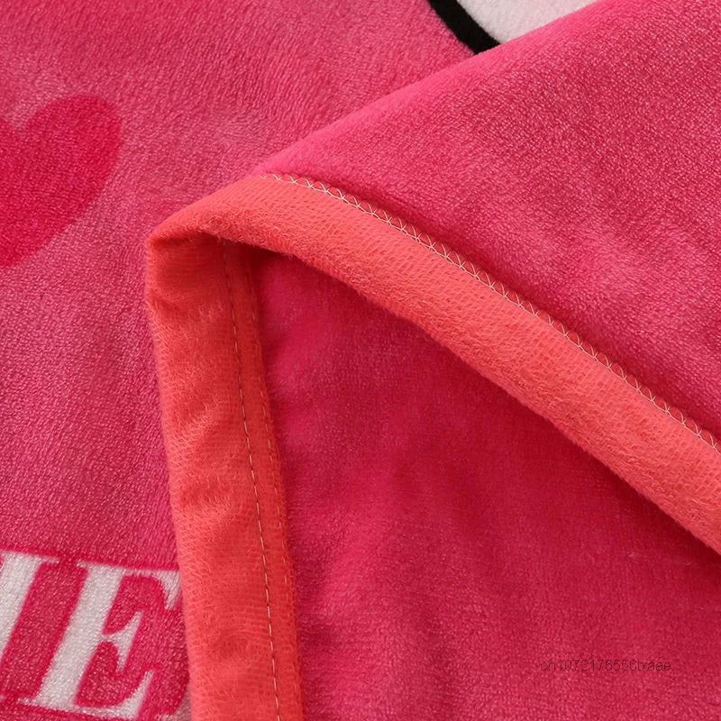 Sanrio Hello Kitty Plush Blanket Bed Sheet Children Adult Soft Blankets Cartoon Aircondition Nap Blanket Spring Fluffy Quilt - Slobuy