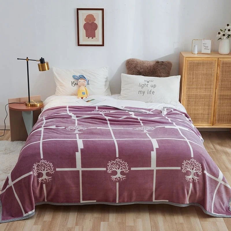 Sanrio Hello Kitty Plush Blanket Bed Sheet Children Adult Soft Blankets Cartoon Aircondition Nap Blanket Spring Fluffy Quilt - Slobuy