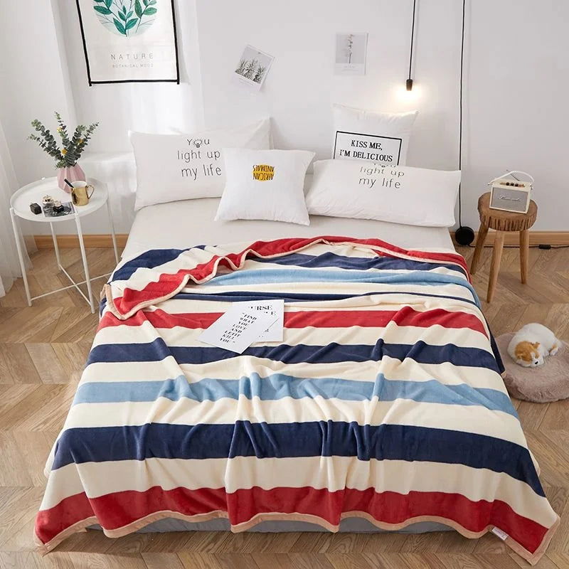 Sanrio Hello Kitty Plush Blanket Bed Sheet Children Adult Soft Blankets Cartoon Aircondition Nap Blanket Spring Fluffy Quilt - Slobuy