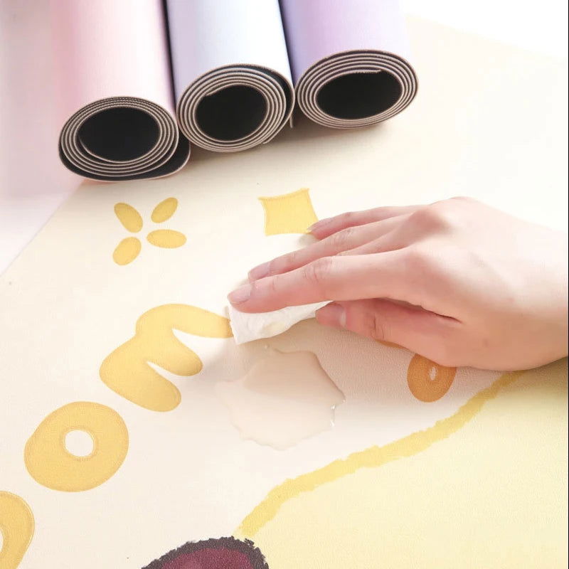 Sanrio Large Size Office Desk Mat Hello Kitty Melody Kuromi Cinnamoroll Non-slip Computer Mouse Pad Game Pads Pc Accessories - Slobuy