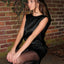 Satin Backless Mini Dress - Slobuy
