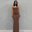 Satin Slip Sleeveless Backless Maxi Dress Women 2023 Y2K Summer Bodycon Elegant Sexy Outfits Ladies Birthday Party Club Sundress - Slobuy