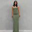 Satin Slip Sleeveless Backless Maxi Dress Women 2023 Y2K Summer Bodycon Elegant Sexy Outfits Ladies Birthday Party Club Sundress - Slobuy