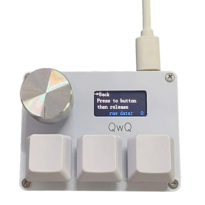 SayoDevice OSU Keyboard O3C Rapid Trigger Hall Switches Magnetic Red Switches Keyboard With Knob Screen Copy Paste Shotcut - Slobuy