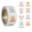 Wholesale NEW Kids' motivational stickers Cute animal reward sticker Friendly campus Office classification self-adhesive labe