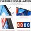 Scoreboard Score Keeper Score Flipper For Basketball Tennis Sports Pu Leather Material Turn Points Board - Slobuy