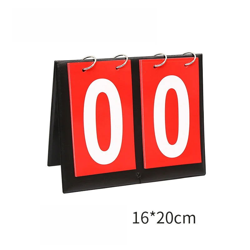 Scoreboard Score Keeper Score Flipper For Basketball Tennis Sports Pu Leather Material Turn Points Board - Slobuy