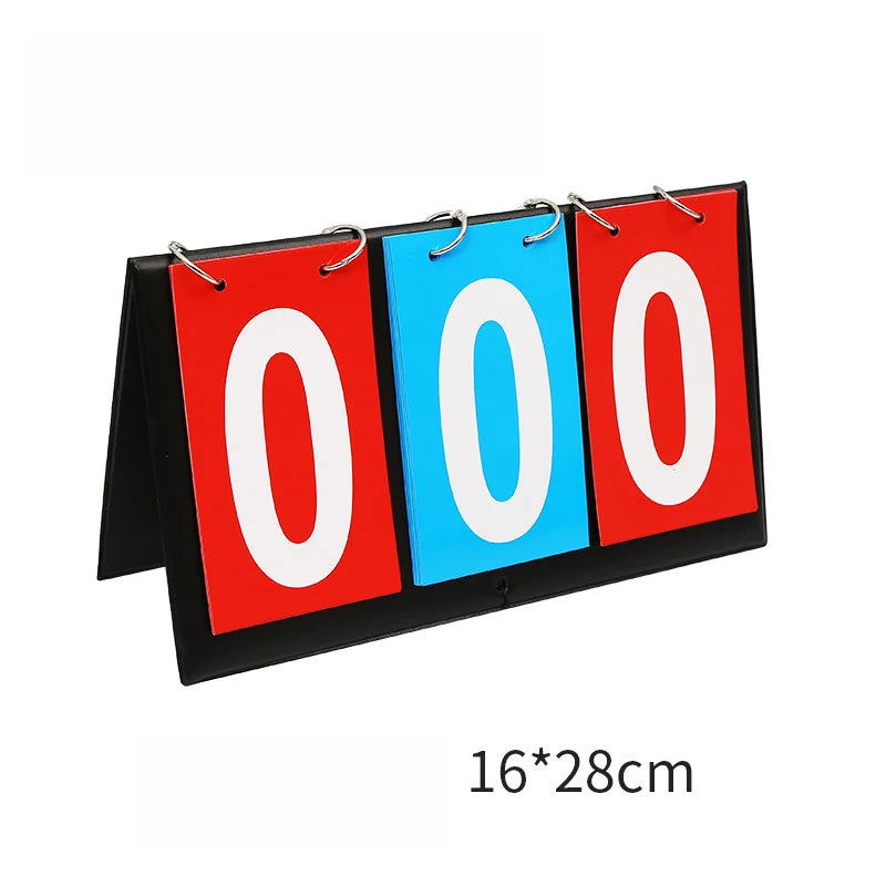Scoreboard Score Keeper Score Flipper For Basketball Tennis Sports Pu Leather Material Turn Points Board - Slobuy