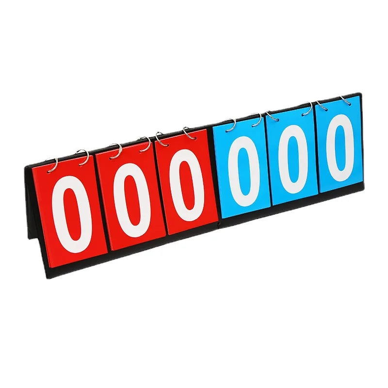 Scoreboard Score Keeper Score Flipper For Basketball Tennis Sports Pu Leather Material Turn Points Board - Slobuy