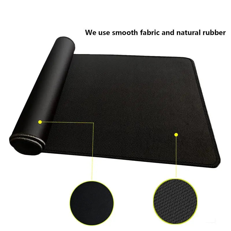 Large Gaming Mouse Pad Gamer Big Mouse Mat Computer Locking Edge MousePad 90x40cm Keyboard Desk Black and White Mice Pad