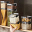 Sealed plastic food storage box cereal candy Dried jars with lid fridge storageTank containers household items kitchen organizer - Slobuy