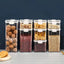 Sealed plastic food storage box cereal candy Dried jars with lid fridge storageTank containers household items kitchen organizer - Slobuy