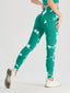 Seamless Tie Dye Scrunch Yoga Leggings For Women High Waist Push Up Gym Tights Tummy Control Workout Sport Fitness Pants Ladies - Slobuy