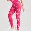 Seamless Tie Dye Scrunch Yoga Leggings For Women High Waist Push Up Gym Tights Tummy Control Workout Sport Fitness Pants Ladies - Slobuy