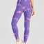 Seamless Tie Dye Scrunch Yoga Leggings For Women High Waist Push Up Gym Tights Tummy Control Workout Sport Fitness Pants Ladies - Slobuy