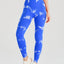 Seamless Tie Dye Scrunch Yoga Leggings For Women High Waist Push Up Gym Tights Tummy Control Workout Sport Fitness Pants Ladies - Slobuy